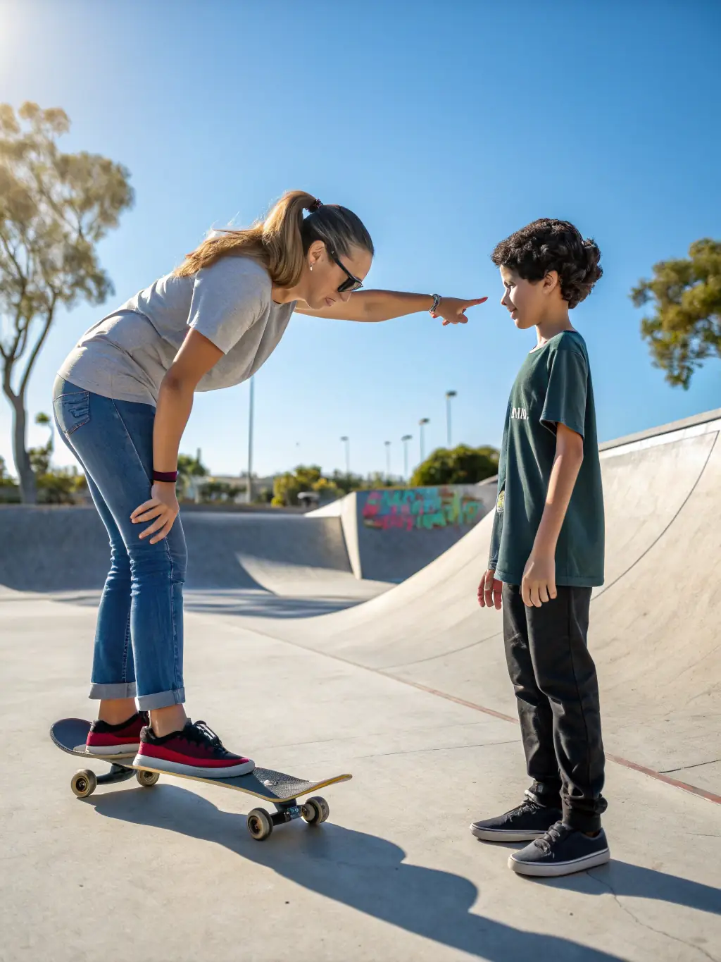 Participants in a skateboarding workshop at ASS-REPTILS, learning new tricks and techniques from experienced instructors.